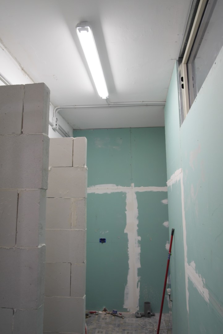 Light is working in the change rooms