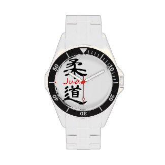 Judo Calligraphy watch 100m water resistant
